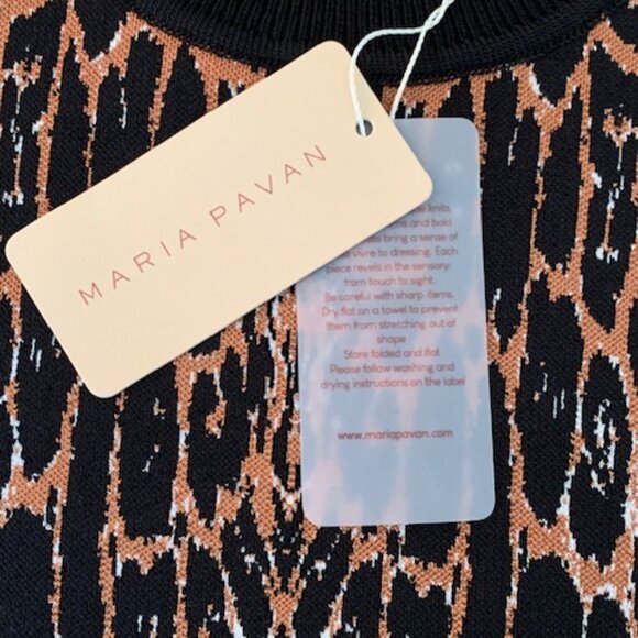 Maria Pavan "Blusa Panter" Jacquard Top - Picture 7 of 8